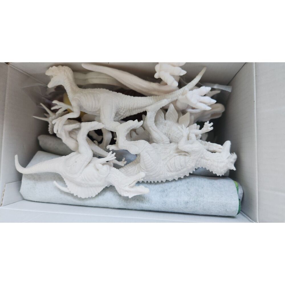 Dinosaur Toys Kids Crafts Activity Painting Kit Complete Play Set Ages 4-10 NEW